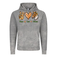 Cloud Rock Peace Love Horses Vintage Hoodie - Jasminsmagicworld