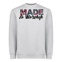 Heather Grey Made to Worship Heavyweight Sweatshirt - Bettercallsaul