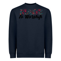 Navy Made to Worship Heavyweight Sweatshirt - Bettercallsaul