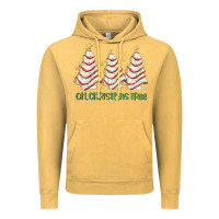 Vintage Mustard oh christmas tree cake Vintage Hoodie - MaliasSmallBusiness
