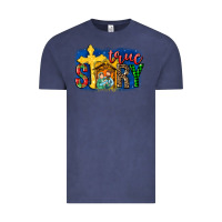 Vintage Denim True Story Holy Family Vintage Tee - MaliasSmallBusiness