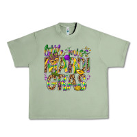 Oil Green Little miss Mardi Gras Urban Heavy Tee - BundleAndBundleShop