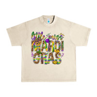 Sandshell Little miss Mardi Gras Urban Heavy Tee - BundleAndBundleShop