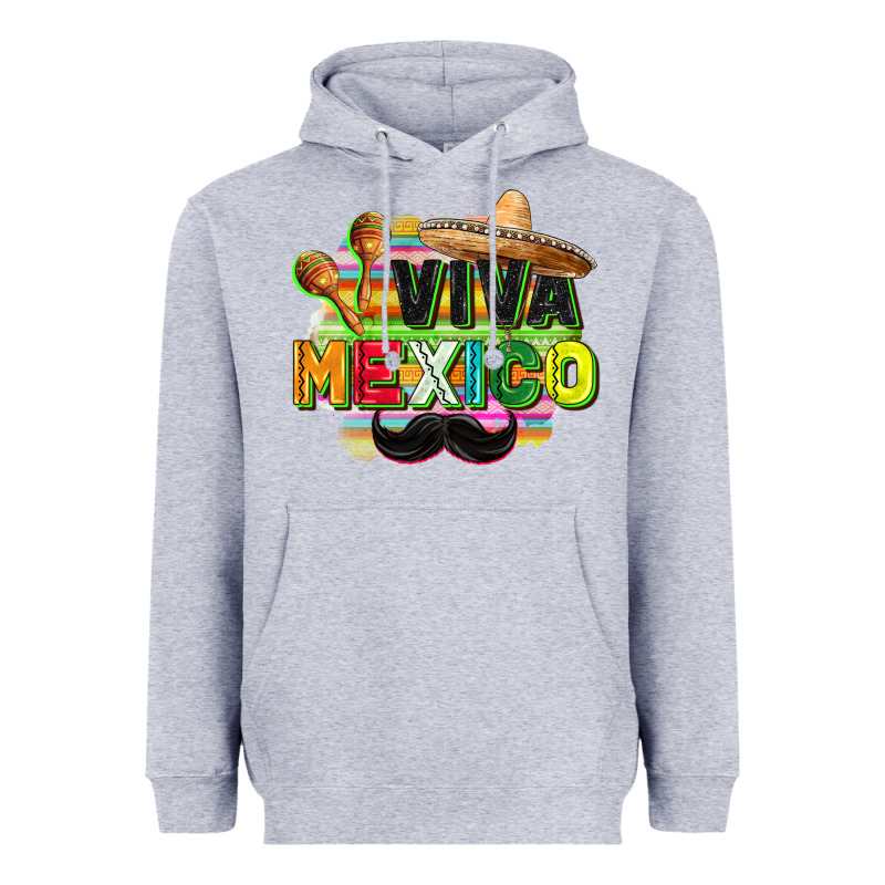 Viva Mexico Heavyweight Hoodie by FaDigitalArtStudio | Teevron
