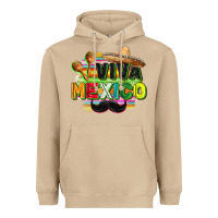 Mushroom Viva Mexico Heavyweight Hoodie - FaDigitalArtStudio