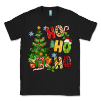 Black ho ho ho christmas Classic Tee - MaliasSmallBusiness