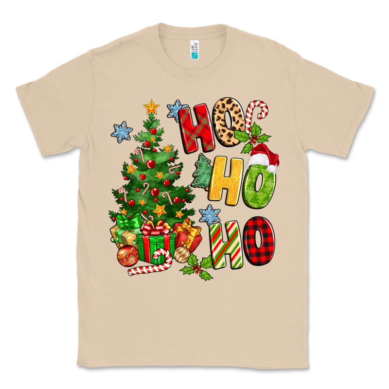 Ho Ho Ho Christmas Classic Tee by MaliasSmallBusiness | Teevron