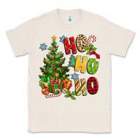 Natural ho ho ho christmas Classic Tee - MaliasSmallBusiness