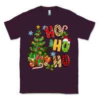 Plum ho ho ho christmas Classic Tee - MaliasSmallBusiness