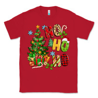 Red ho ho ho christmas Classic Tee - MaliasSmallBusiness