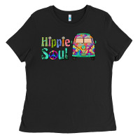 Black hippie soul caravan Ladies Tee - BarkalooDesign