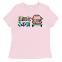 Bubblegum Pink hippie soul caravan Ladies Tee - BarkalooDesign