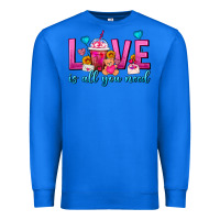 True Royal Love Is All You Need Valentines Day Frappe Coffee Premium Sweatshirt - FaDigitalArtStudio