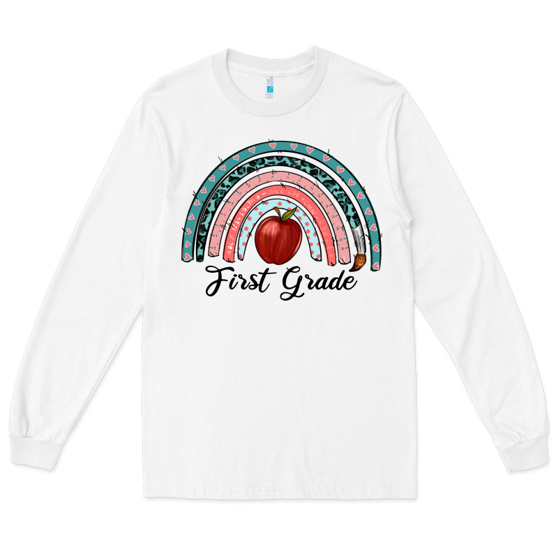 First Grade Rainbow Long Sleeve Tee by RanaPortraitStore | Teevron