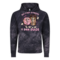Cloud Black but first cafecito y pan dulce Vintage Hoodie - MaliasSmallBusiness