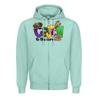 Cajun To The Core Mardi Gras Zipper Hoodie | Teevron