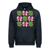 Navy clover bow Urban Hoodie - CowhideDigitalArt