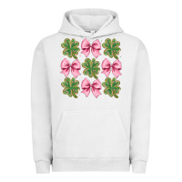 Pigment Lunar Rock clover bow Urban Hoodie - CowhideDigitalArt