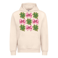 Sandshell clover bow Urban Hoodie - CowhideDigitalArt