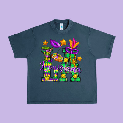 Louisiana Urban Heavy Tee Designed By Bundleandbundleshop
