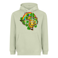 Matcha Texas St. Patrick's Day Heavyweight Hoodie - OliviaCreatesArt