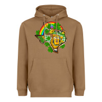 Toasted Coconut Texas St. Patrick's Day Heavyweight Hoodie - OliviaCreatesArt