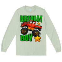 Matcha birthday boy monster truck Long Sleeve Tee - Jasminsmagicworld
