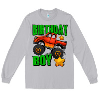 Moon Dust birthday boy monster truck Long Sleeve Tee - Jasminsmagicworld