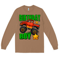 Toasted Coconut birthday boy monster truck Long Sleeve Tee - Jasminsmagicworld
