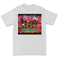 Dove Grey be mine valentine's day cow Premium Tee - Jasminsmagicworld