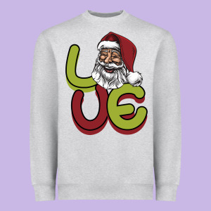 Love Christmas Heavyweight Sweatshirt Designed By Bettercallsaul