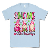 Dusty Blue gnome for the holidays Classic Tee - MaliasSmallBusiness