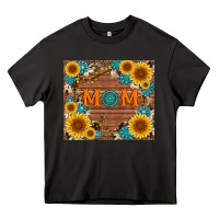 Asphalt sunflower gemstone and mom with cowhide Heavy Core Tee - Artiststas