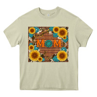 Mossy sunflower gemstone and mom with cowhide Heavy Core Tee - Artiststas