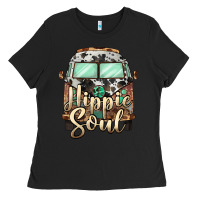 Black hippie soul caravan Ladies Tee - BarkalooDesign