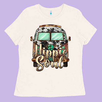 Hippie Soul Caravan Ladies Tee Designed By Barkaloodesign