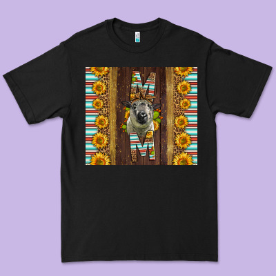 Western Hampshire Sheep Mom Premium Tee Designed By Lillyallendesigns