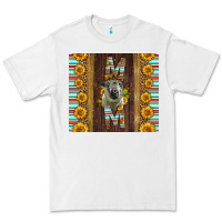 White Western Hampshire Sheep Mom Premium Tee - LillyAllenDesigns