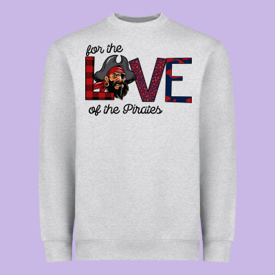 For The Love Of The Pirates Heavyweight Sweatshirt Designed By Bettercallsaul