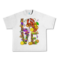Lunar Rock Love Crawfish Mardi Gras Urban Heavy Tee - BundleAndBundleShop