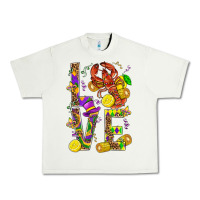 Pistachio Love Crawfish Mardi Gras Urban Heavy Tee - BundleAndBundleShop