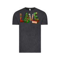Vintage Black Love Christmas tree cake Vintage Tee - NancyCooperArtShop