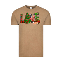 Vintage Coffee Love Christmas tree cake Vintage Tee - NancyCooperArtShop