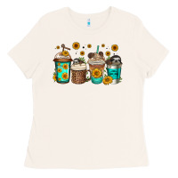 Bone sloth coffee cups Ladies Tee - Jasminsmagicworld