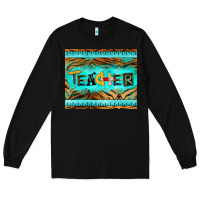 Black teacher mousepad Long Sleeve Tee - BarkalooDesign