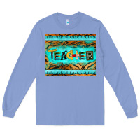 Colony Blue teacher mousepad Long Sleeve Tee - BarkalooDesign