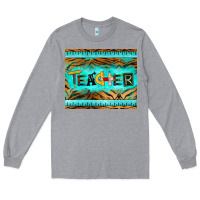 Heather Grey teacher mousepad Long Sleeve Tee - BarkalooDesign