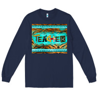 Navy teacher mousepad Long Sleeve Tee - BarkalooDesign