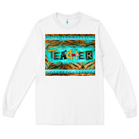 White teacher mousepad Long Sleeve Tee - BarkalooDesign