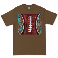 Cacao western pattern and american football Premium Tee - BarkalooDesign